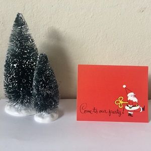 Vintage Midcentury Christmas Party Invitations